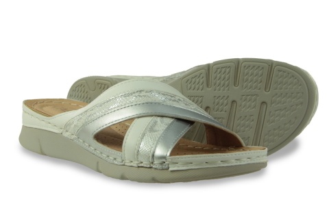 Klapki damskie Cabin 10705-4 biały