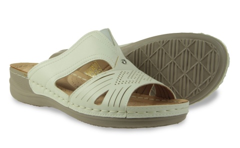 Klapki damskie Cabin 6759-4 biały