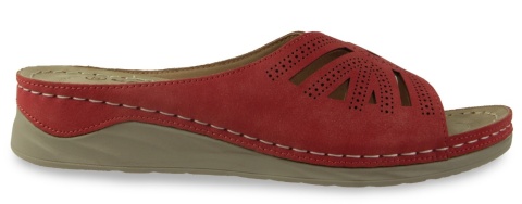 Klapki damskie Cabin H2533-6 czerwony