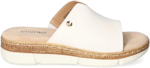 Klapki damskie Evento 25SD35-8829 biały