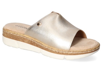 Klapki damskie Evento 25SD35-8829 złoty