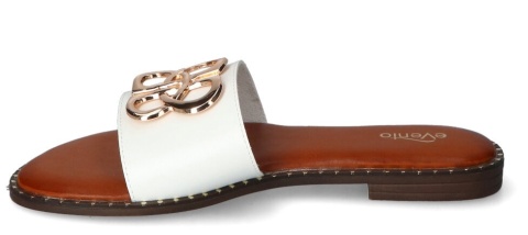 Klapki damskie Evento 25SD97-9059 biały