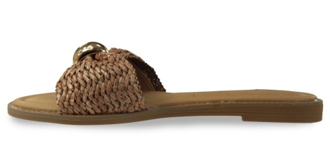 Klapki damskie Evento 26SD98-9831 brąz