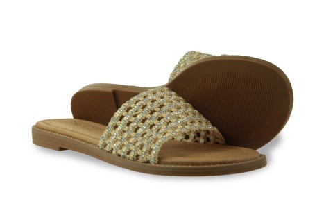 Klapki damskie Evento 26SD98-9832 beż