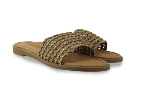 Klapki damskie Evento 26SD98-9832 brąz