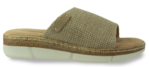 Klapki damskie na platformie Evento 25SD35-8832 beż