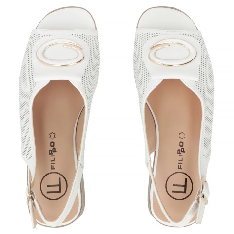 Sandały Filippo DS7711/26 WH biały