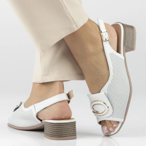 Sandały Filippo DS7711/26 WH biały