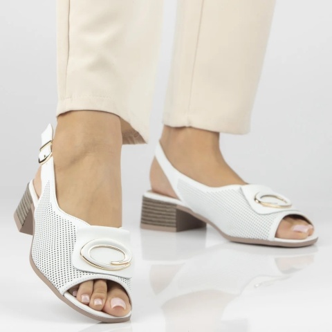 Sandały Filippo DS7711/26 WH biały