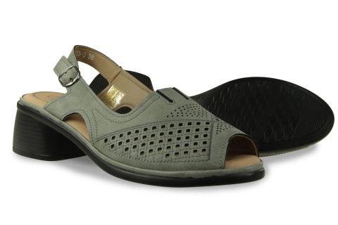 Sandały damskie Cabin 10703-3 szary