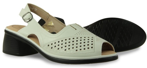 Sandały damskie Cabin 10703-4 biały