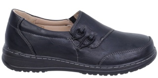Półbuty damskie Unisoft 26PB02-474 czarny