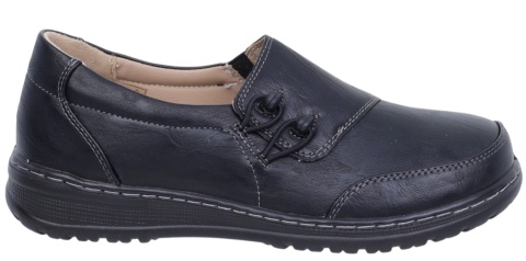 Półbuty damskie Unisoft 26PB02-474 czarny