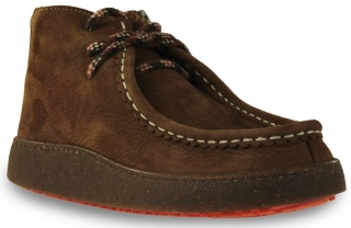 Skórzane botki damskie Ravini 261303 (barefoot) 261303 brąz