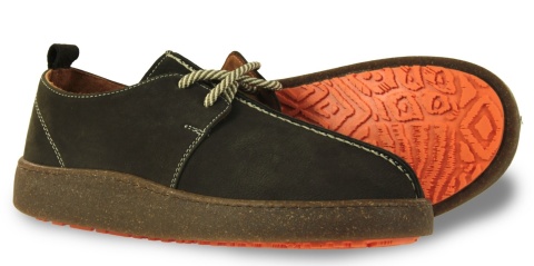 Skórzane półbuty damskie 261003 (barefoot) brąz