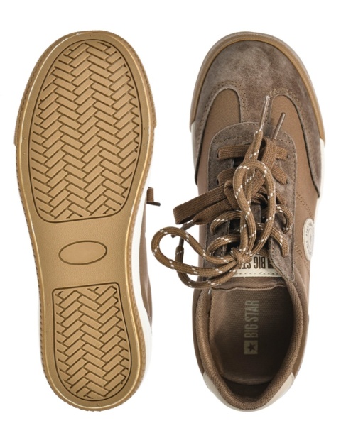 Sneakersy damskie BIG STAR UU274002 brąz