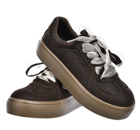 Sneakersy damskie BIG STAR UU274004 brąz