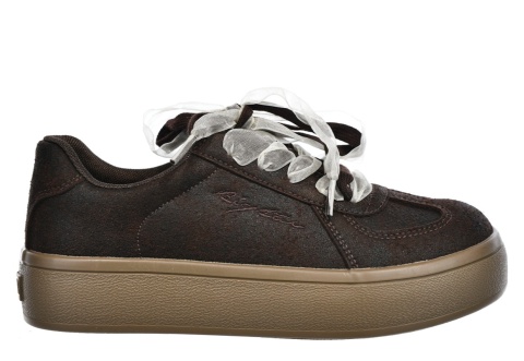 Sneakersy damskie BIG STAR UU274004 brąz