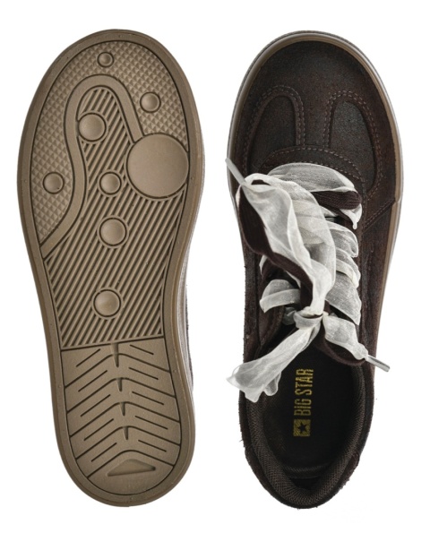 Sneakersy damskie BIG STAR UU274004 brąz