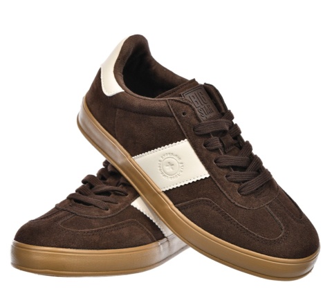Sneakersy damskie BIG STAR UU274008 brąz