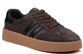 Sneakersy damskie Evento 26PB18-628 coffee/black