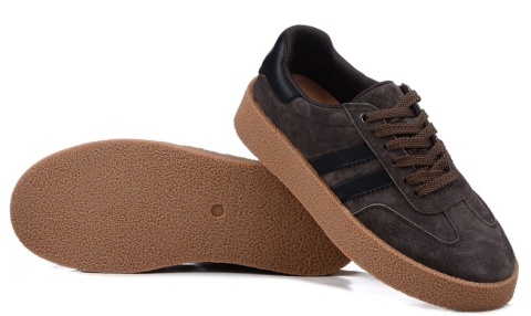 Sneakersy damskie Evento 26PB18-628 coffee/black