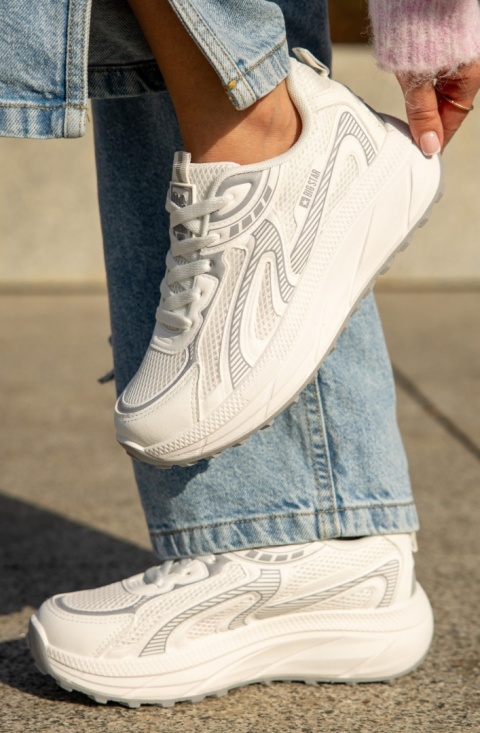 Sneakersy damskie HI POLY Big Star TT274325 biały