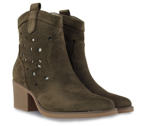 Botki damskie Evento 25BT02-9452 chocolate