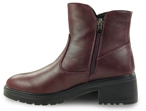 Botki damskie Evento 26BT02-460 bordo
