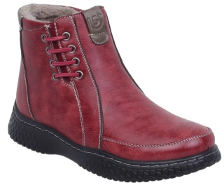 Botki damskie Evento 26BT02-470 bordo