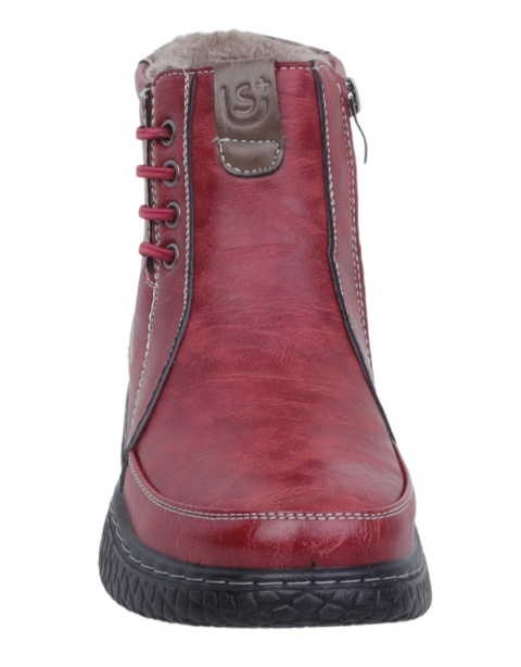 Botki damskie Evento 26BT02-470 bordo
