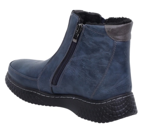 Botki damskie Evento 26BT02-470 granat