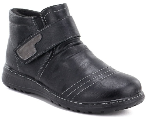 Botki damskie Unisoft 26BT02-475 czarny