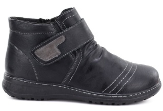Botki damskie Unisoft 26BT02-475 czarny