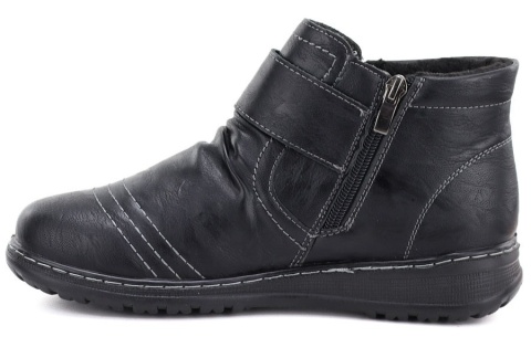 Botki damskie Unisoft 26BT02-475 czarny
