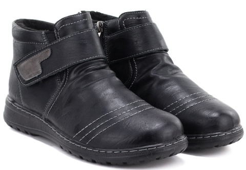 Botki damskie Unisoft 26BT02-475 czarny