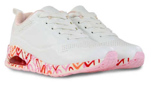 Obuwie sportowe dziecięce Camo 9008-6 white /pink