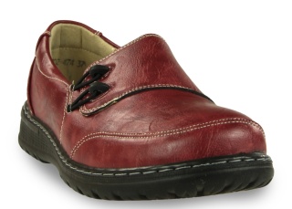 Półbuty damskie Unisoft 26PB02-474 bordo