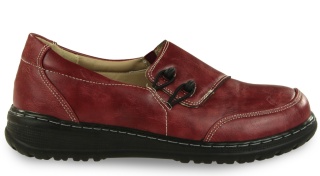 Półbuty damskie Unisoft 26PB02-474 bordo