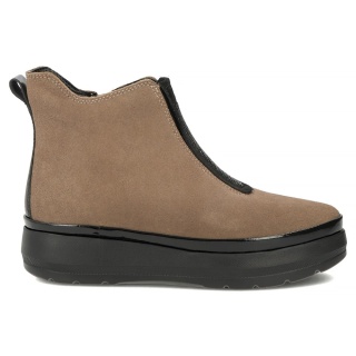 Skórzane botki damsie Filippo DBT8264/26 BE beż