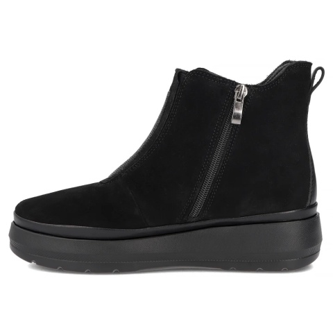 Skórzane botki damsie Filippo DBT8264/26 BK czarny