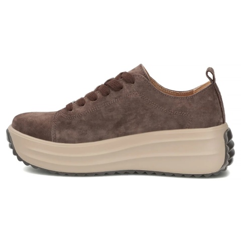 Skórzane sneakersy damskie Filippo DP83399 d. brąz