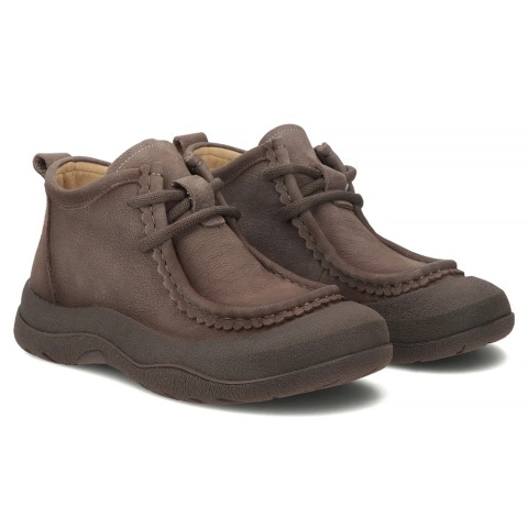 Skórzane trzewiki damskie Filippo DBT8212/26 GR taupe