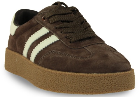 Sneakersy damskie Evento 26PB18-628 coffee/white