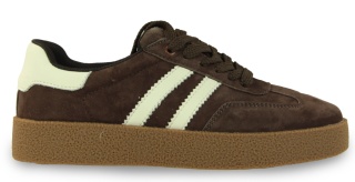 Sneakersy damskie Evento 26PB18-628 coffee/white