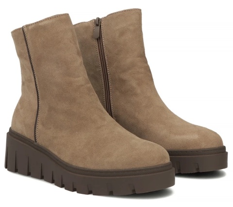 Botki damskie Filippo DBT8313/26 TP taupe