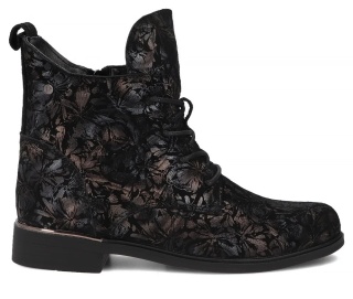 Skórzane botki damskie Filippo DBT8283/26 BK MLT