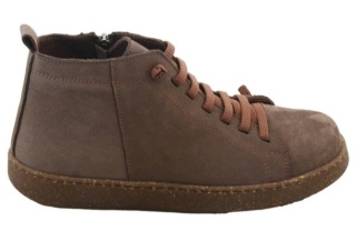 Skórzane botki damskie Ravini 8905 brąz nubuck