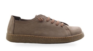Skórzane półbuty damskie RAVINI 8950 brown nubuck