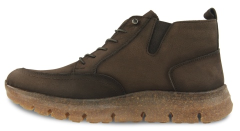 Skórzane trzewiki damskie Ravini 1471 brąz nubuck